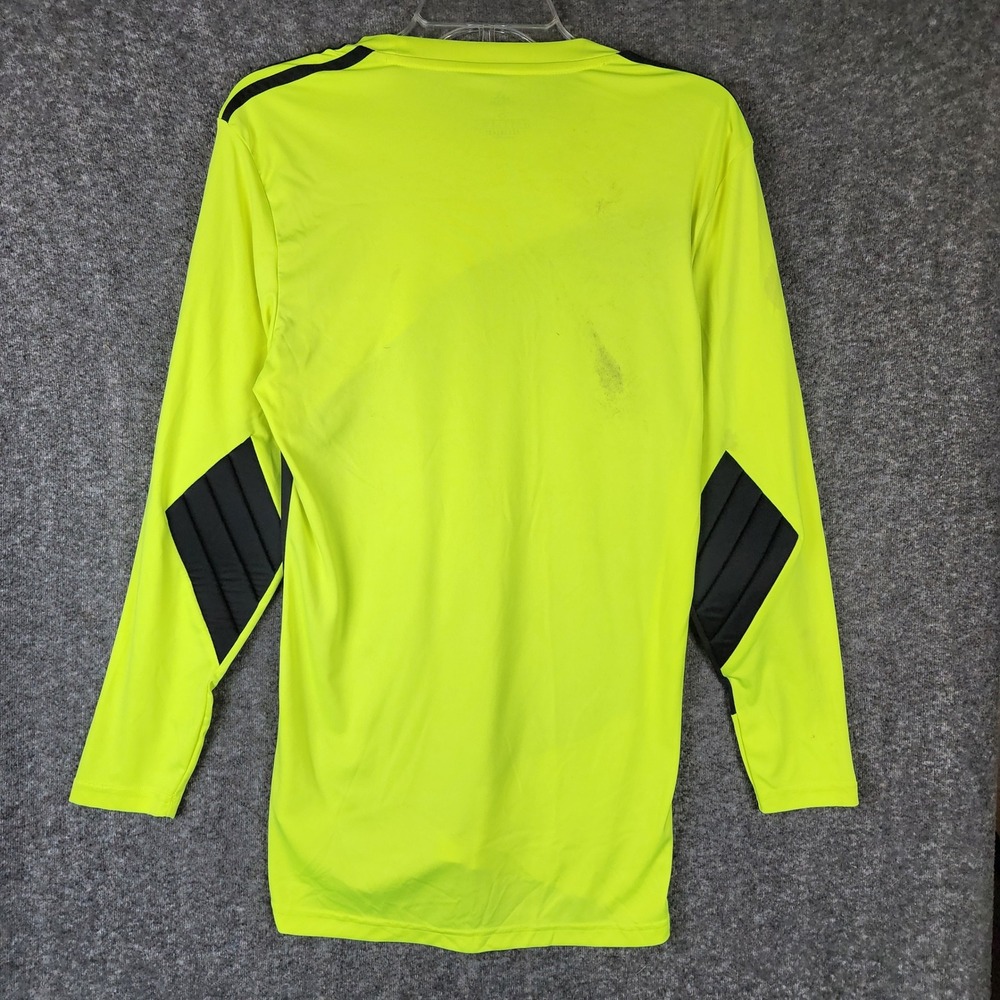 Adidas Goalkeeper Jersey Mens S Aeroready Yellow Black Padded Soccer EUC - Picture 2 of 8